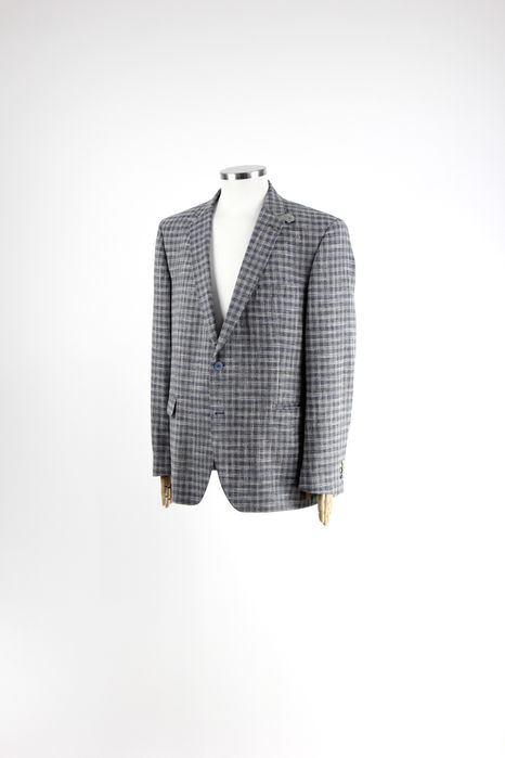 DIGEL чоловічий картатий трикотажний піджак. Оригінал. (29)