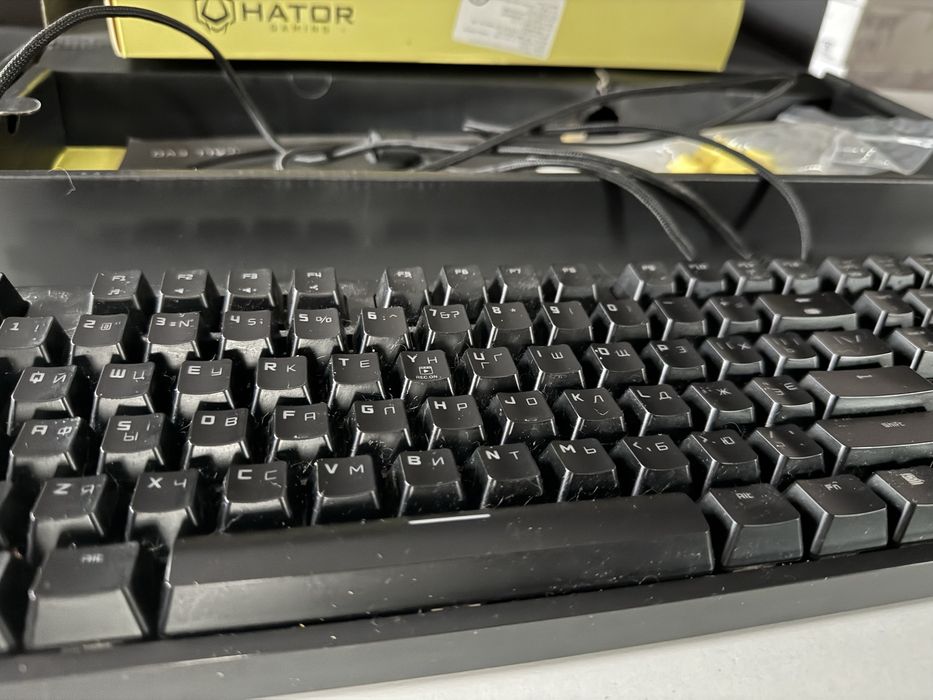 Клавіатура Hator Rockfall Evo Optical Black