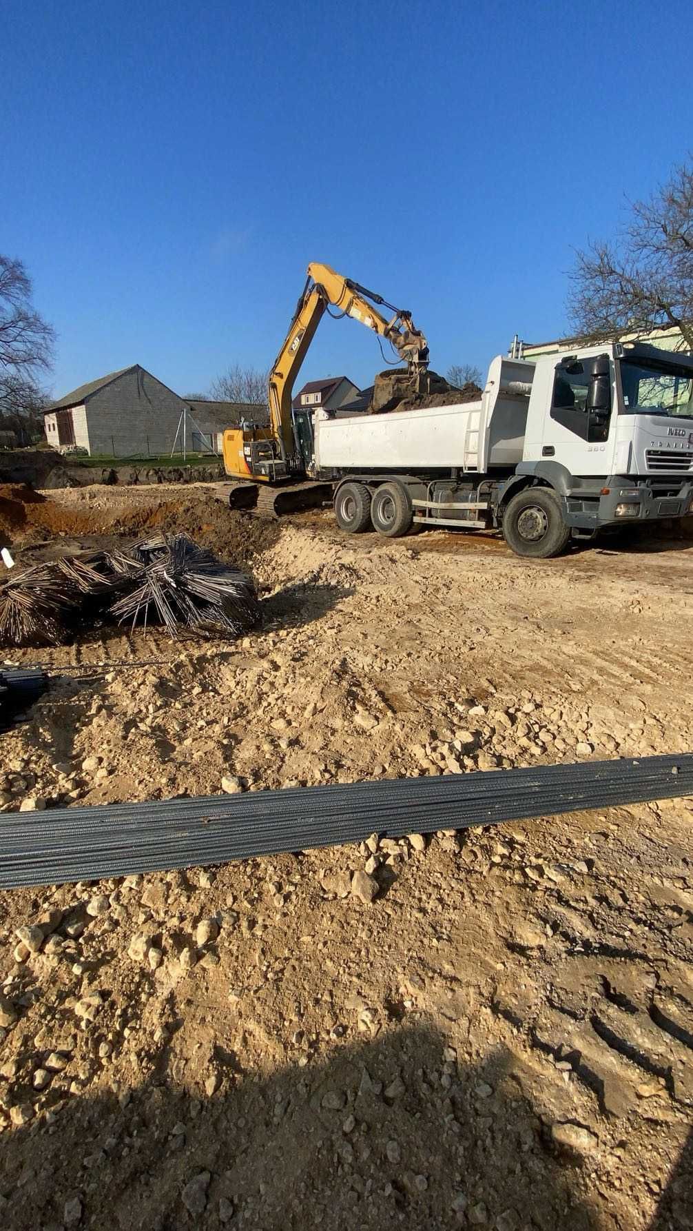 Usługi Koparko-Ładowarką, Prace Ziemne