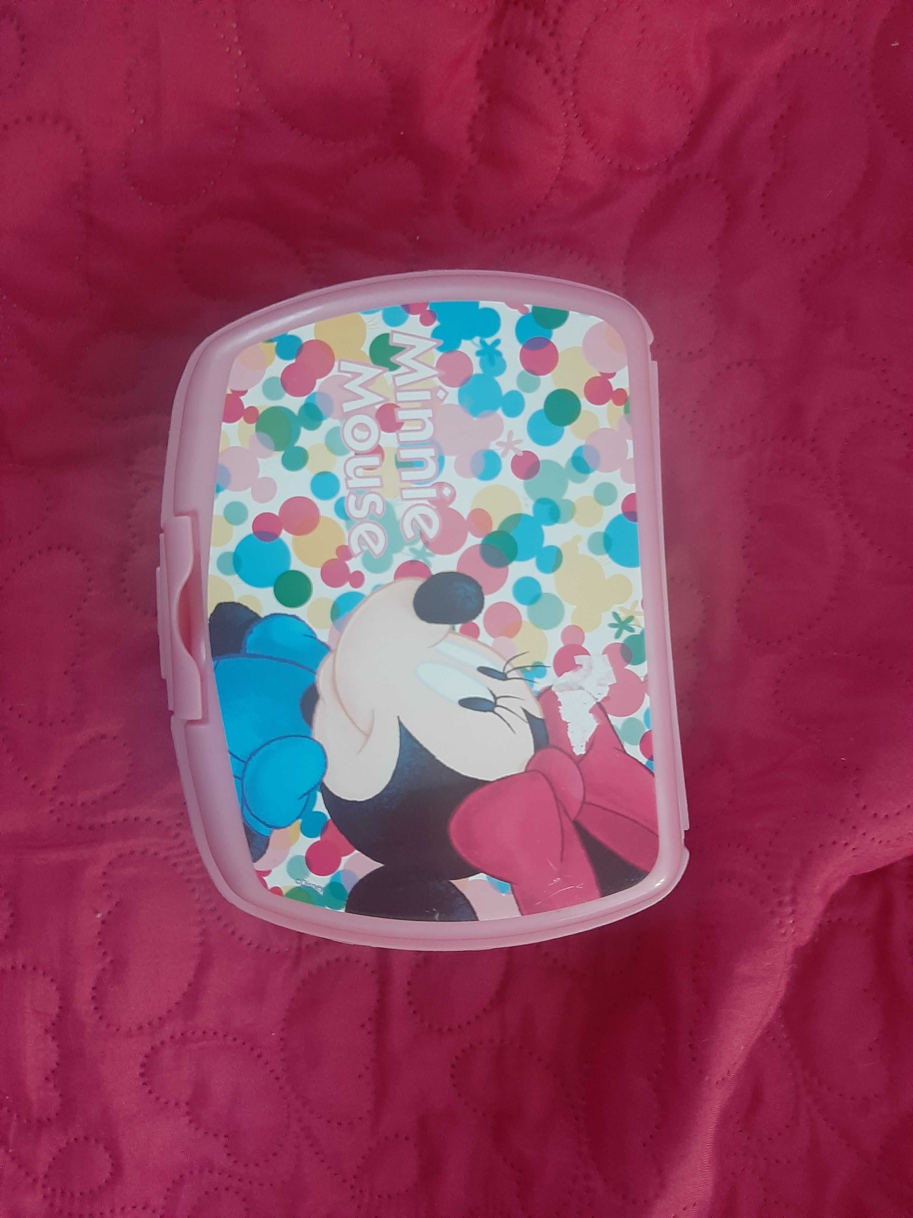 Nowa śniadaniówka pudełko na kanapki Myszka Miki -Minnie mouse