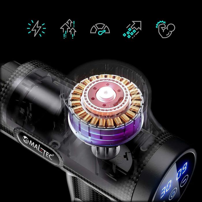 Електромасажер, вібромасажер 7 в 1 + додатковий охолодний наконечник