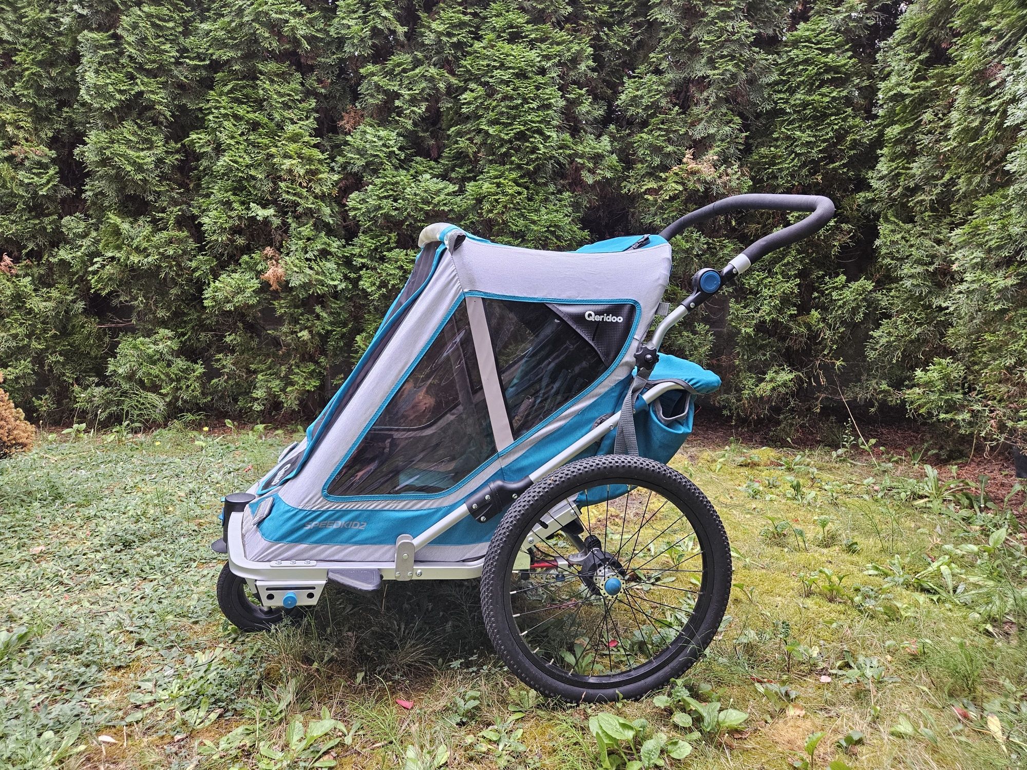 Qeridoo Speedkid 2 - przyczepka rowerowa, wózek