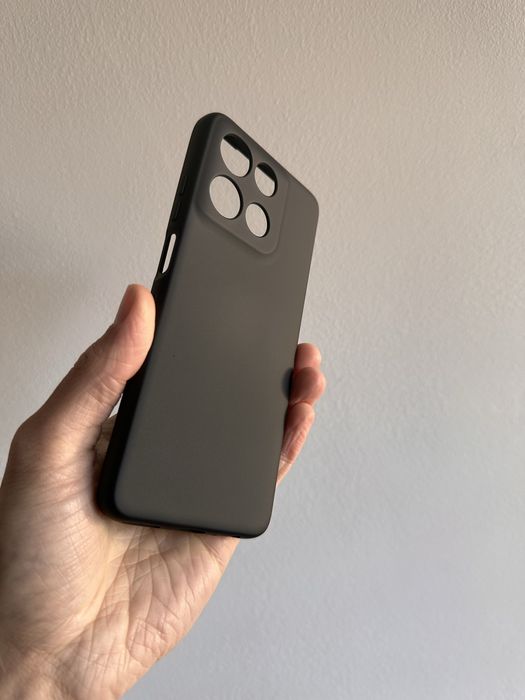 Etui plecki silikon czarne do MOTOROLA MOTO G56
