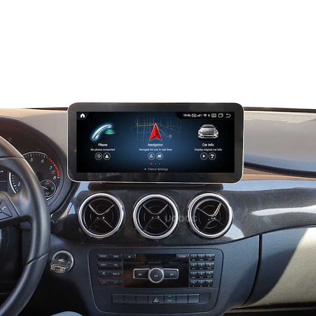 Auto Rádio  Android 14 Classe B W246 e Classe E W207 12.3" (2 Portas)