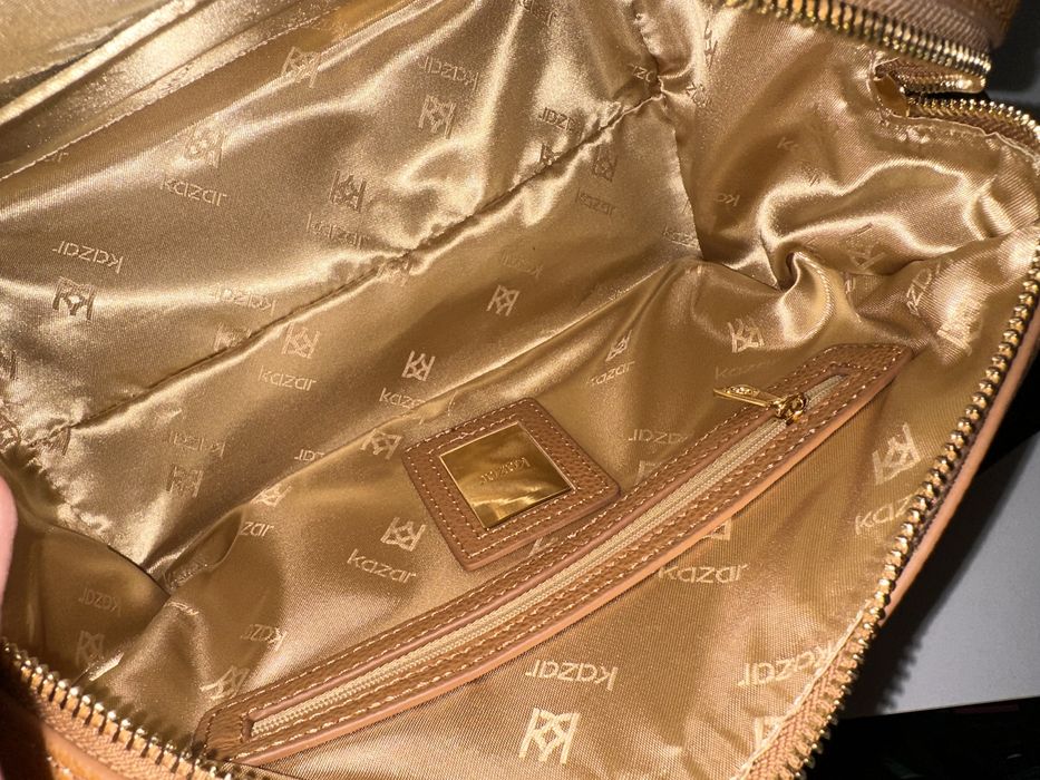 KAZAR toeebka skórzana camel brąz nowa