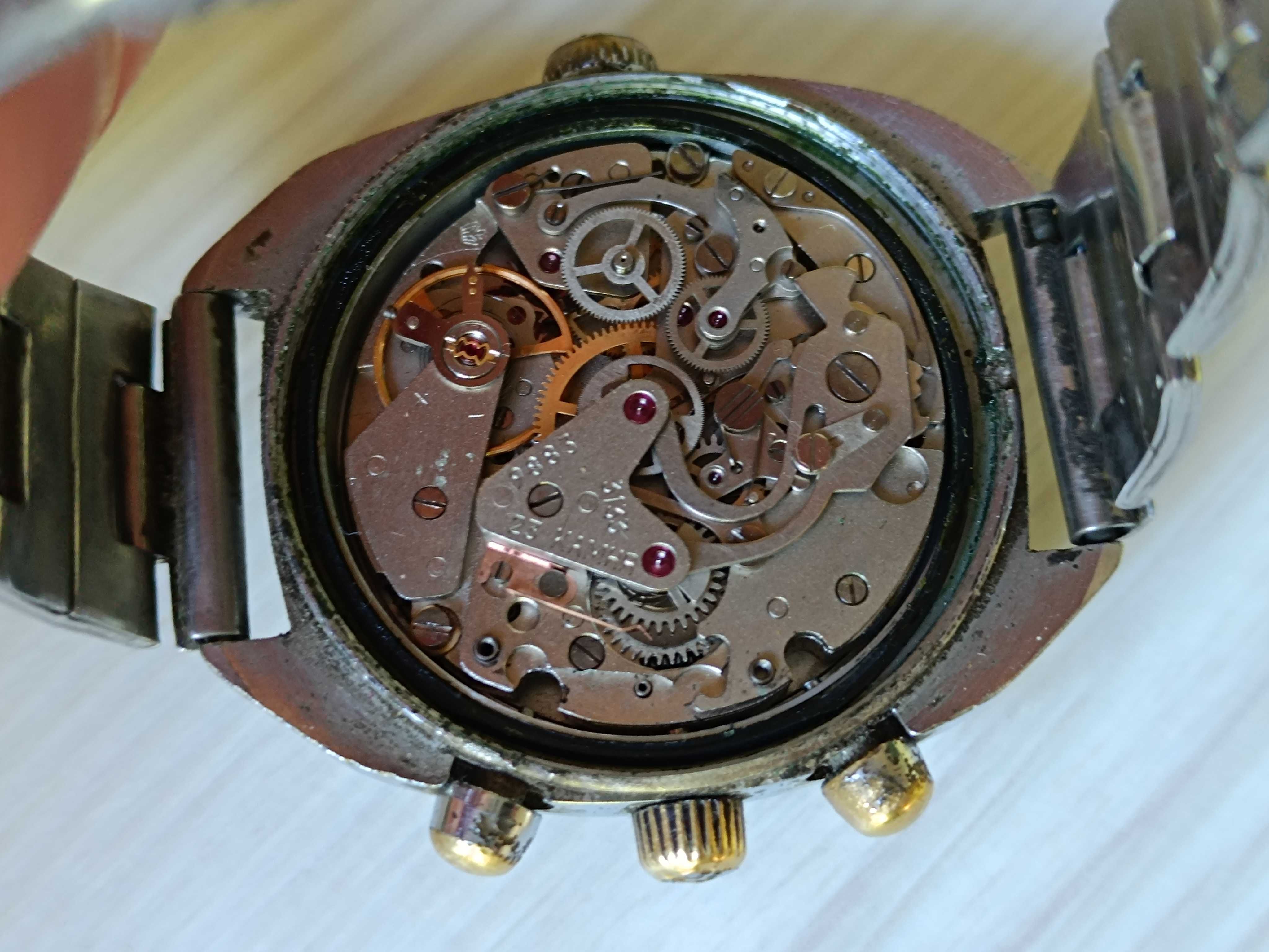 Советские наручные часы Полет Хронограф ссср