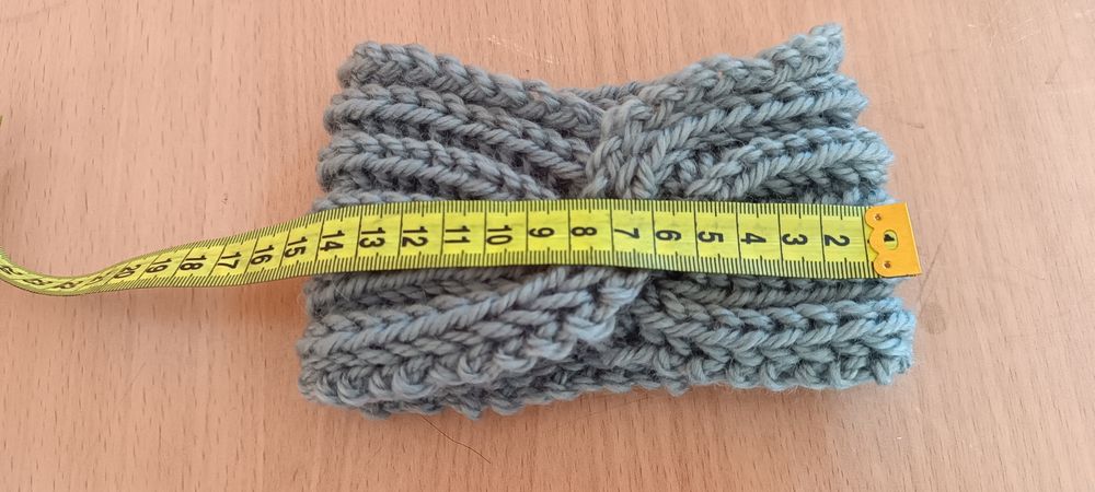 Ręcznie robiona dziecięca opaska z alpaki (różne kolory )