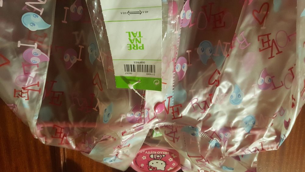 Capa chuva nova Prenatal 4-5 anos
