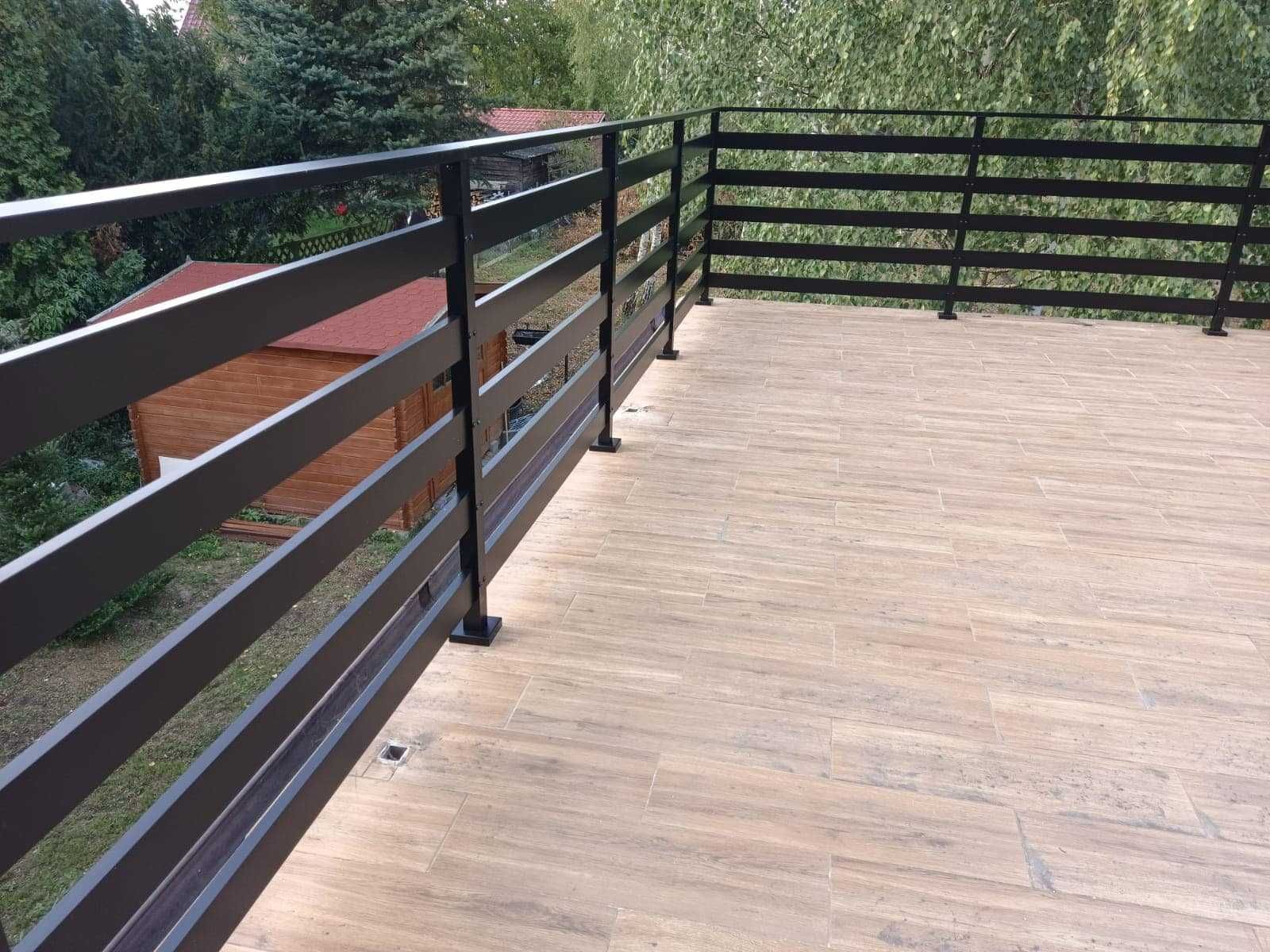 Barierki balustrady aluminiowe balkony balkonowe ze stali nierdzewnej