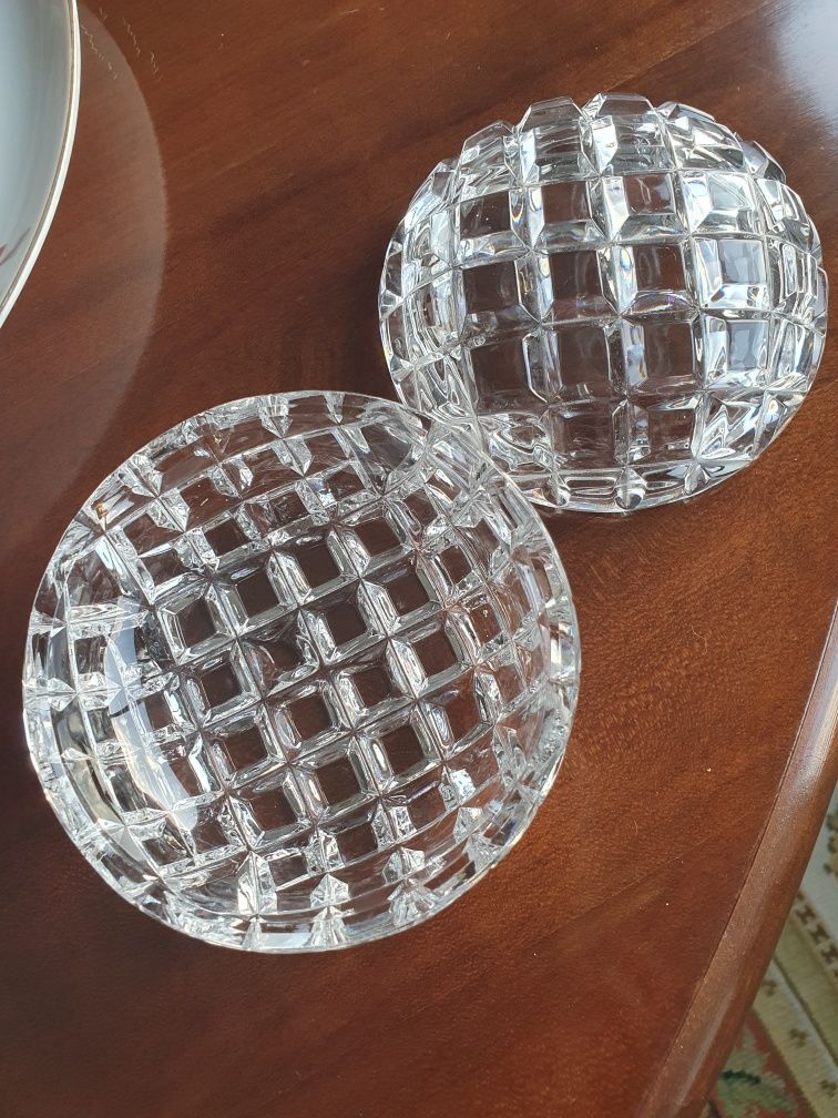 Caixa meio cristal, vintage