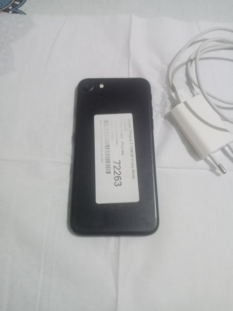 IPhone 7, 128GB preto mate