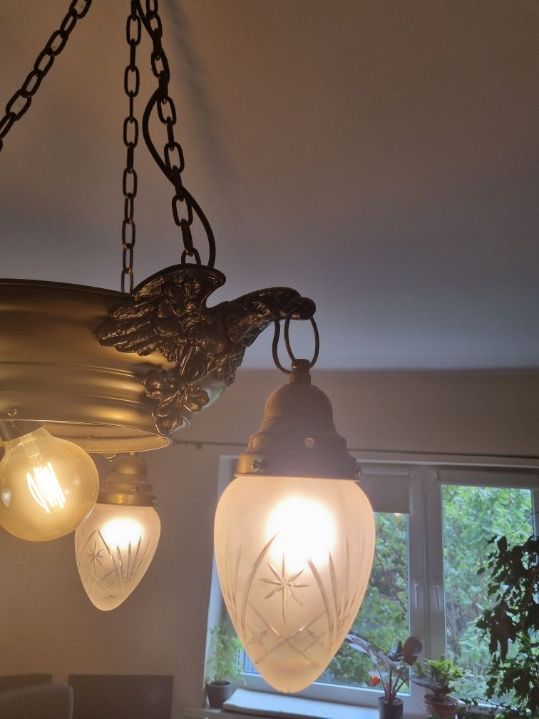 Lampa wisząca sufitowa vintage kemar ow30/p retro