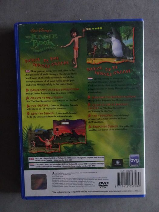 Jogo Playstation 2 PS2  - The Jungle Book