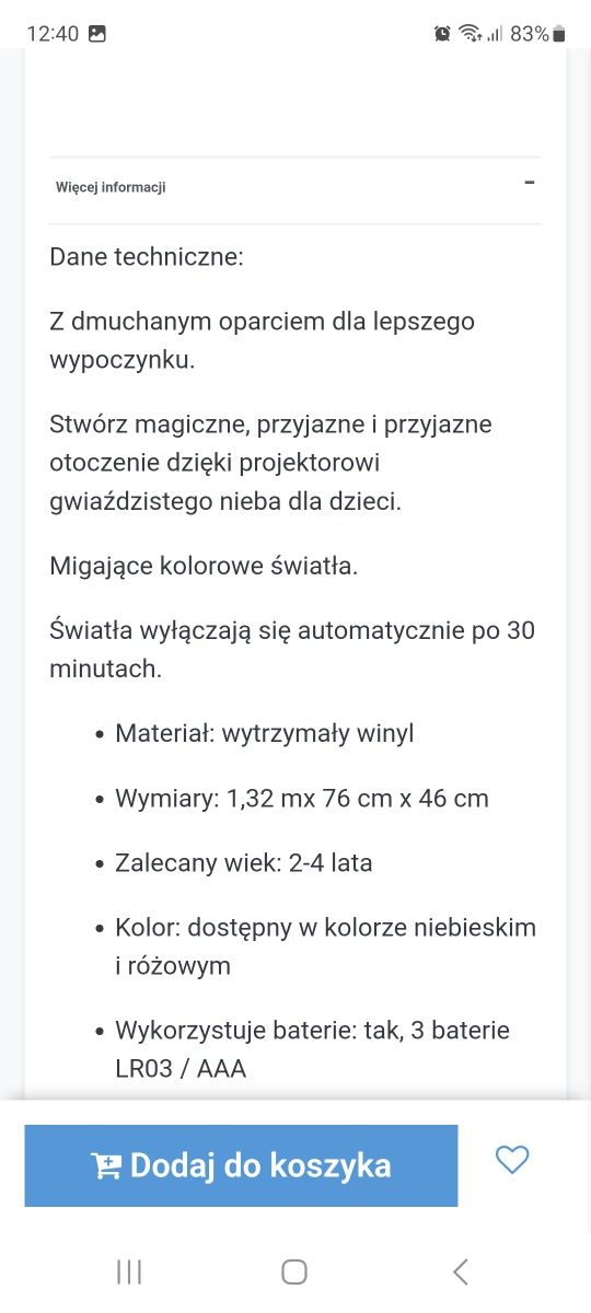 Nadmuchiwane łóżko materac Bestway