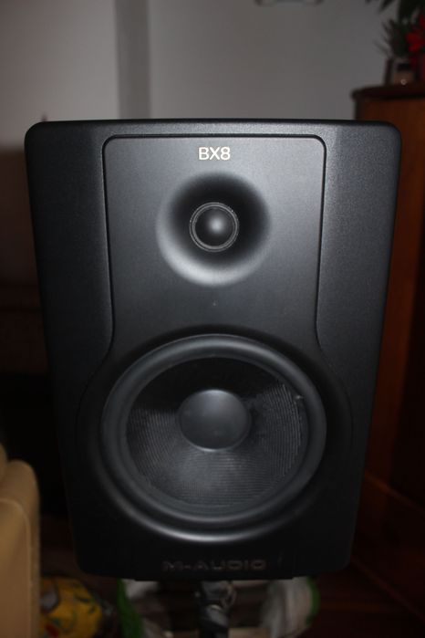 M-Audio BX8 D2 Studio Monitors (Pair) + Stands: Excellent Condition64729401490049122