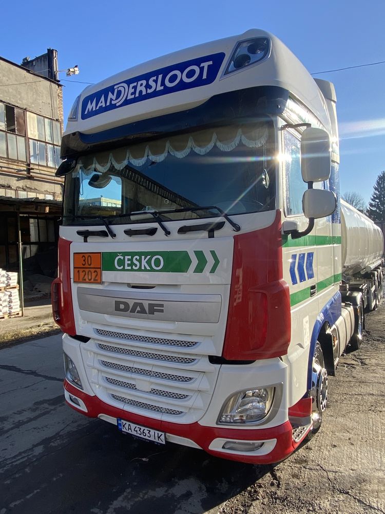 Daf xf106.  Бензовоз комплет.  56тис к-т з доками рейсовий стан