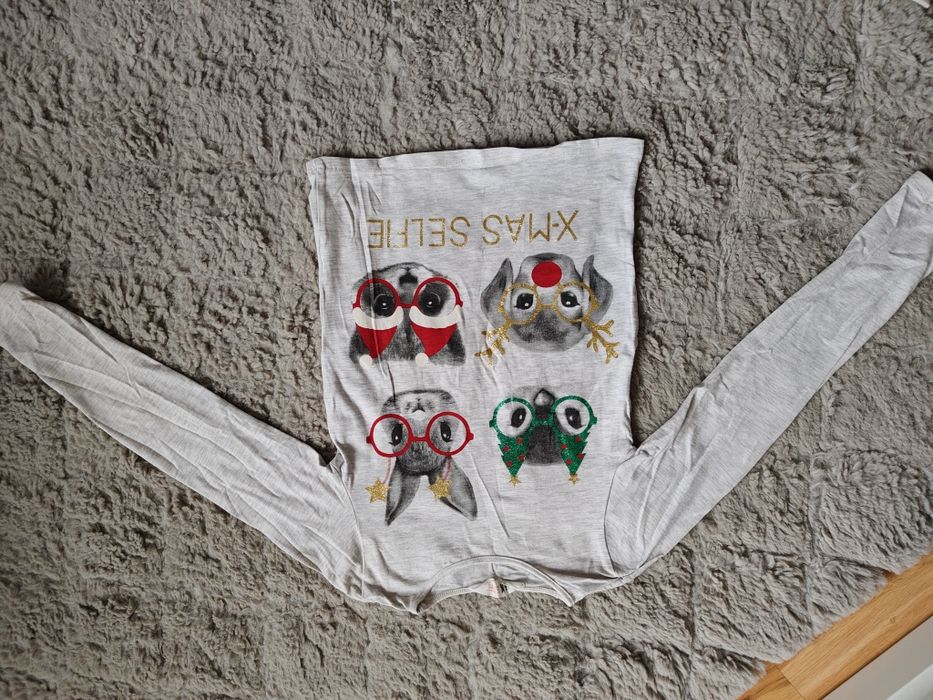 Koszulki świąteczne Topolino H&M r.122/128