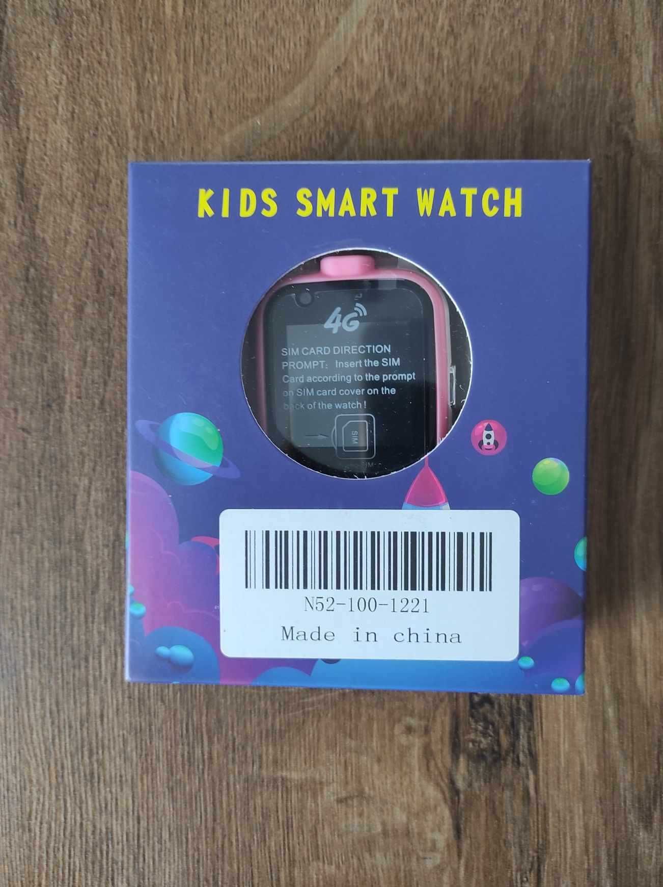 Smartwatch dla dzieci zegarek sim gps CZARNY, RÓŻOWY,NIEBIESKO-ROZOWY