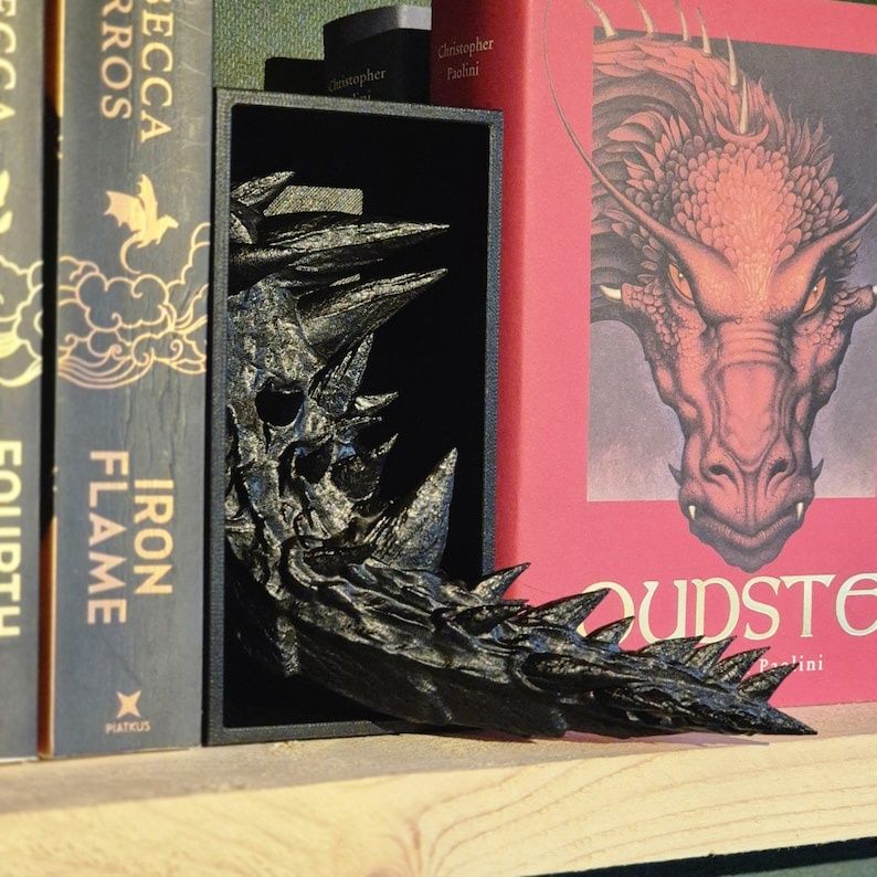 3D друк Дракон для книжок Dragon Book  Nook