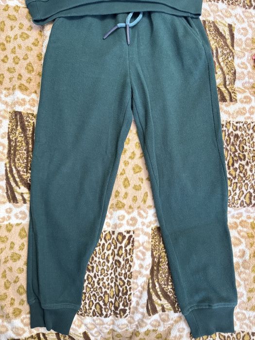 Комтюм смарагдовий в рубчик не утеплений