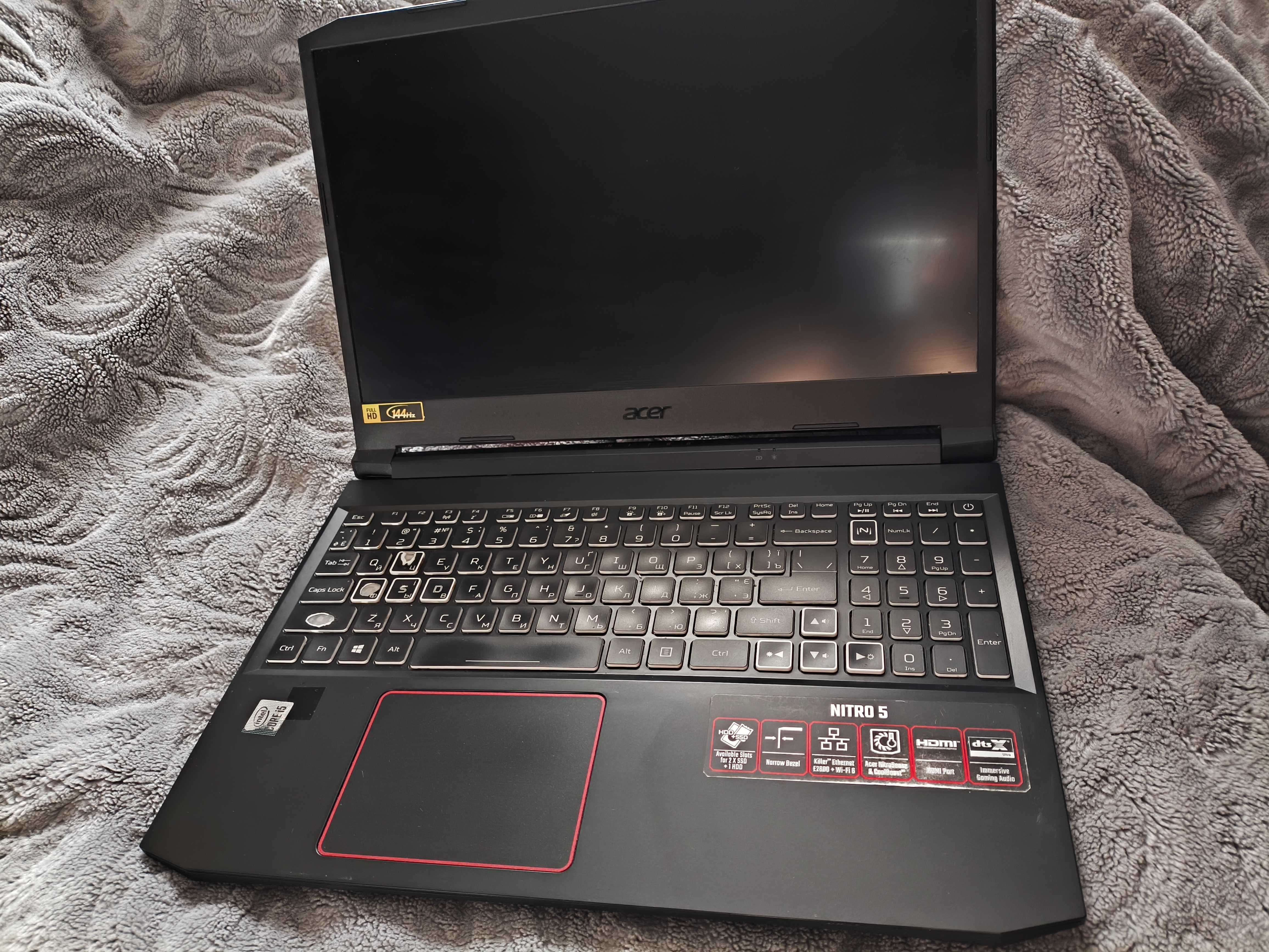 Ноутбук Acer Nitro 5 AN515-55-52GP Obsidian Black (не вмикається)