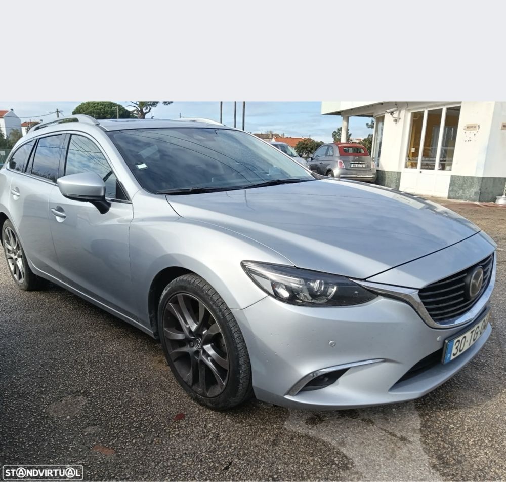 Mazda 6 M6 SW 2.2 sky-d excellence AT P.leather White+cruise