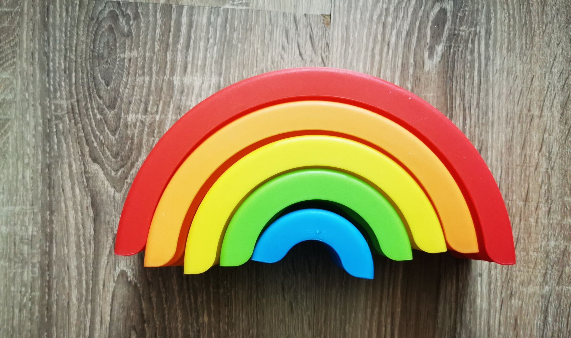 Tęcza zabawka edukacyjna, modułowa, Montessori