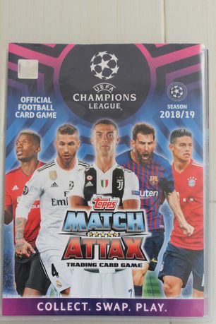 Album kolekcjonerski z kartami piłkarzy Champion League UEFA
2018/2019