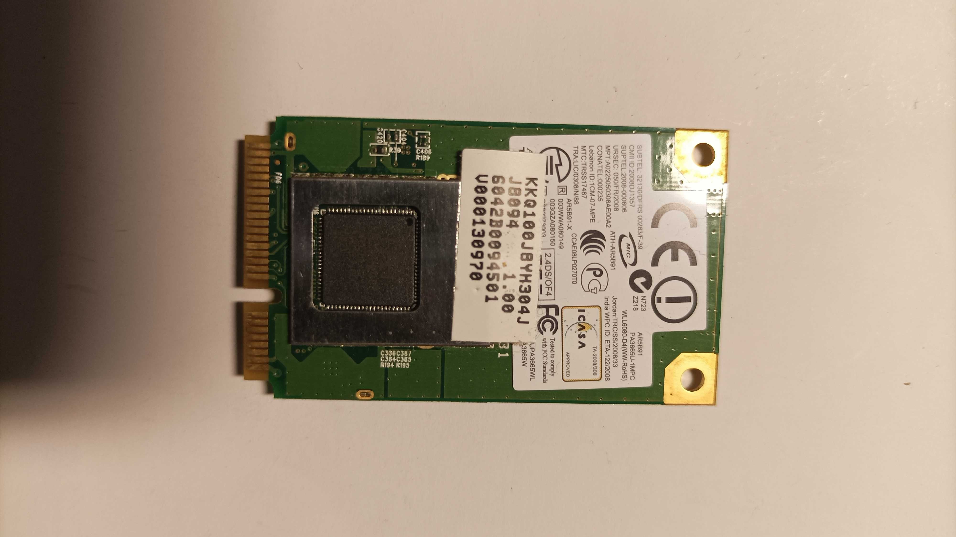 Сетевая карта mini PCI WIFI Toshiba PA3665U-1MPC