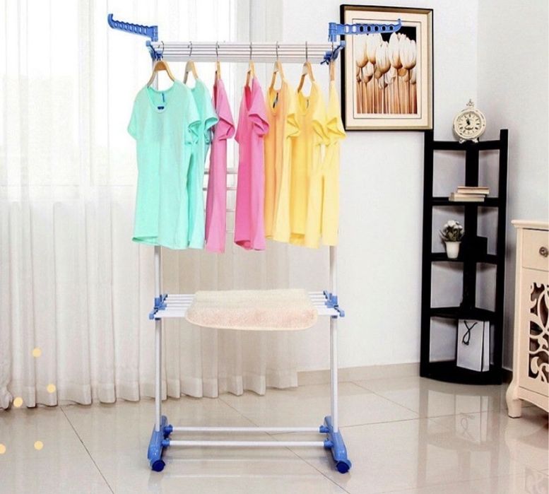 Сушарка для одягу сушка для білизни 80-142 см нержавіюча сталь