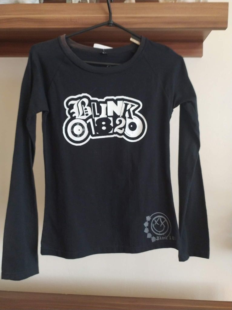 Nowa damska koszulka z długim rękawem longsleeve Blink 182 w roz. S.