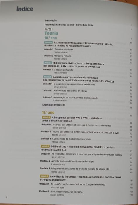 Livro de preparação para o exame de História A