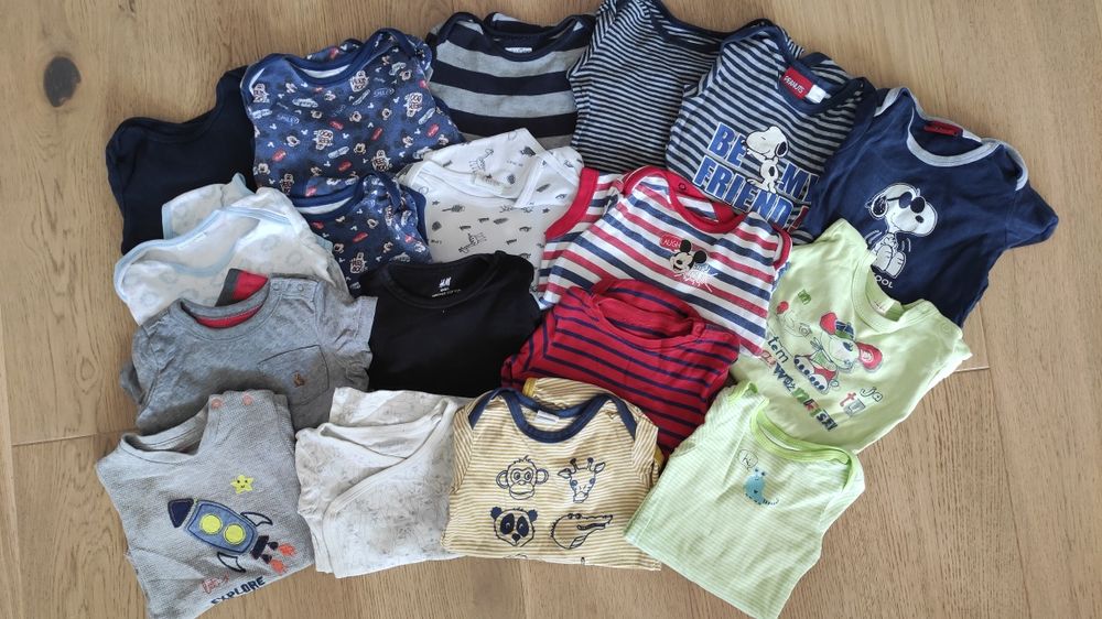 Paka ubrań, rozmiar 74, 74/80, 80, bluzki, bluzy, pajace, body,spodnie