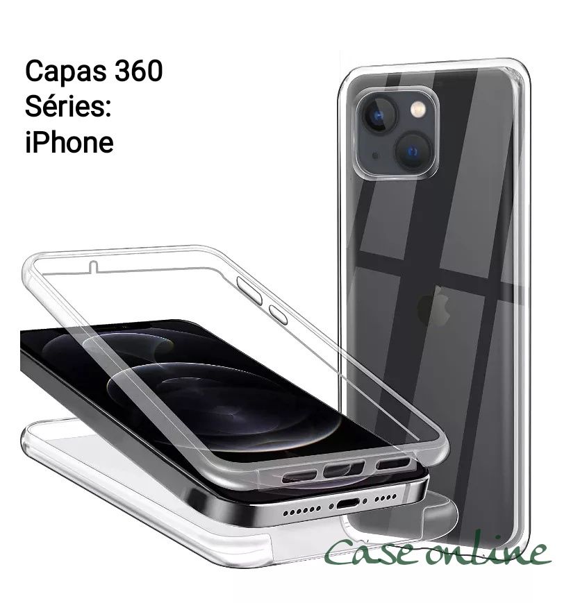 Capa 360 P/ iPhone 11 / 12 / 12 Mini / 12 Pró Max -24h