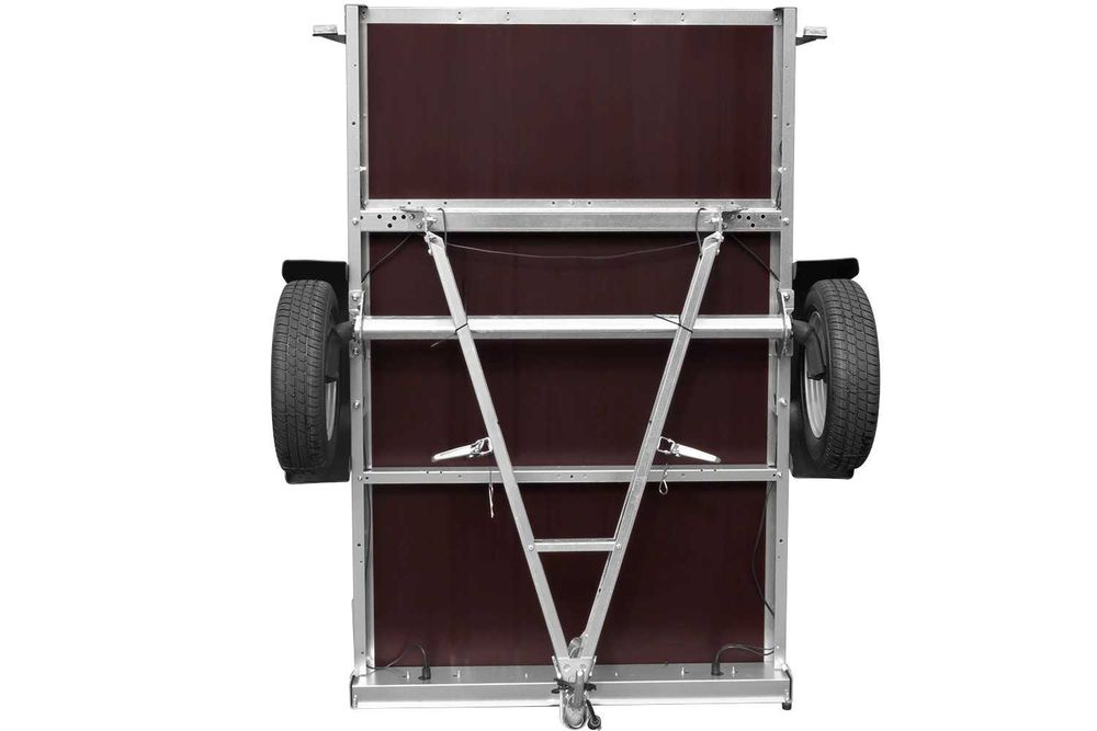 Przyczepka lekka 200x125 GARDEN 201 KIPP stelaż H-800 + plandeka