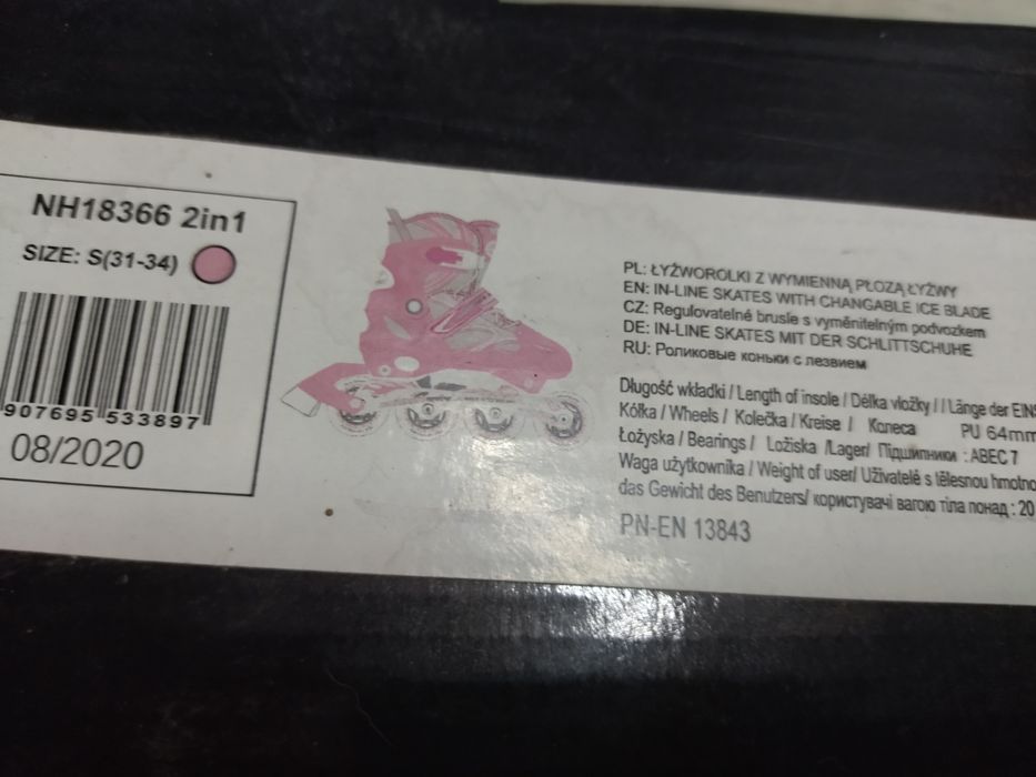 Łyżworolki S 31-34
