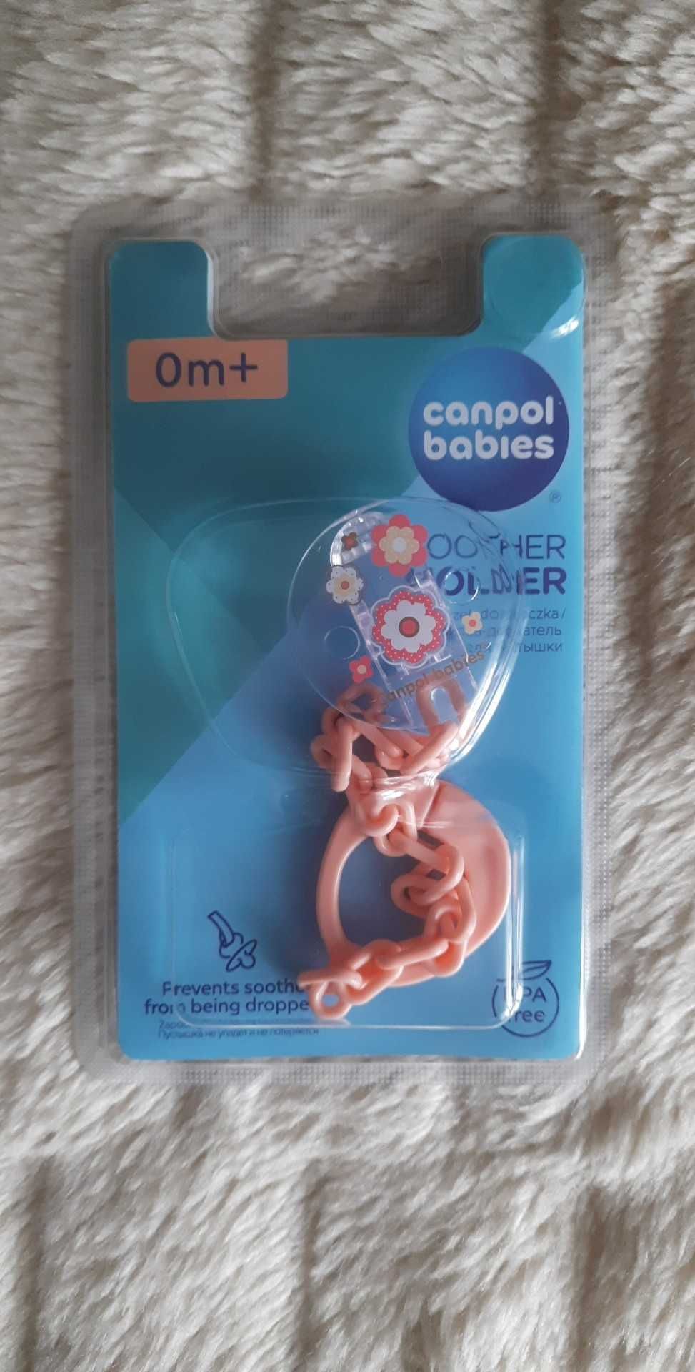 Zawieszka do smoczka Canpol babies różowy