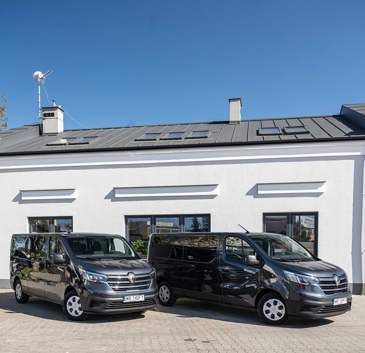Wynajem Busów 8/9 osobowych Radom, Renault Trafik 2024 Long Automat