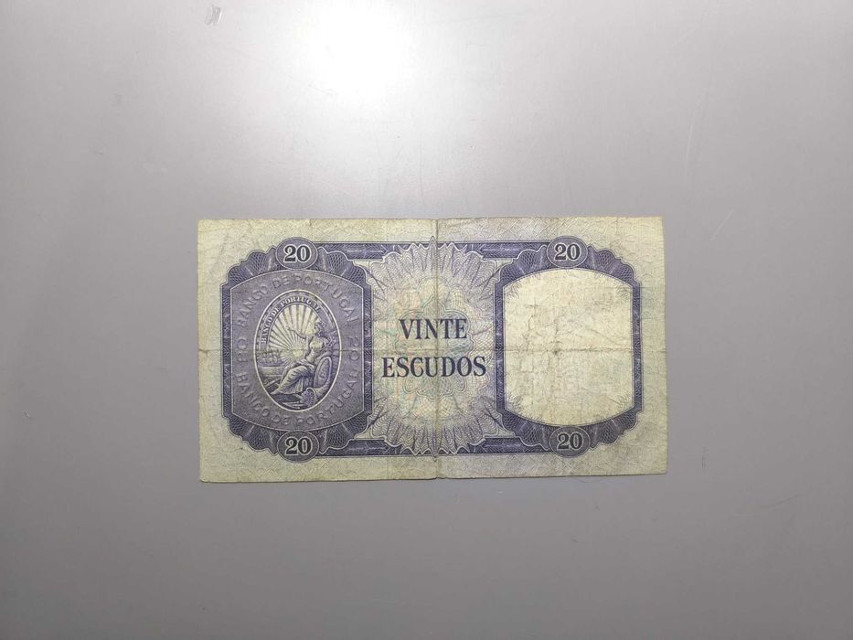 Nota de 20 Escudos – 26 de Julho de 1960 – Chapa 6A