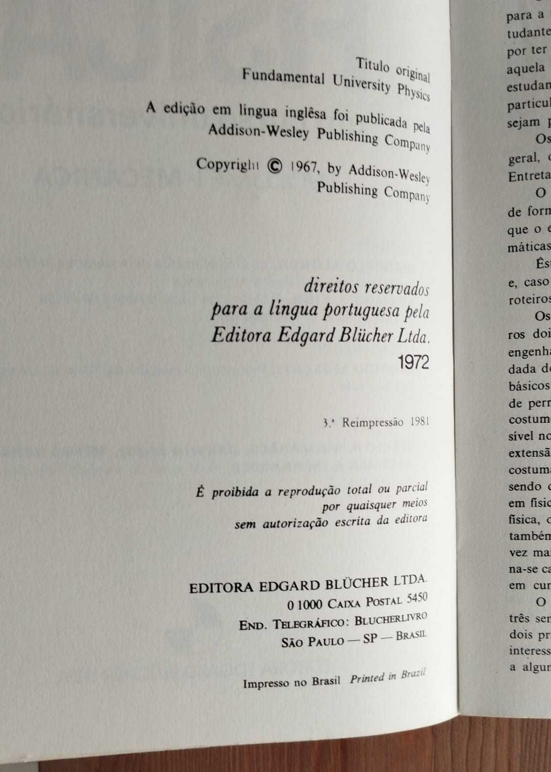 Física Um Curso universitário Volume 1 Mecânica