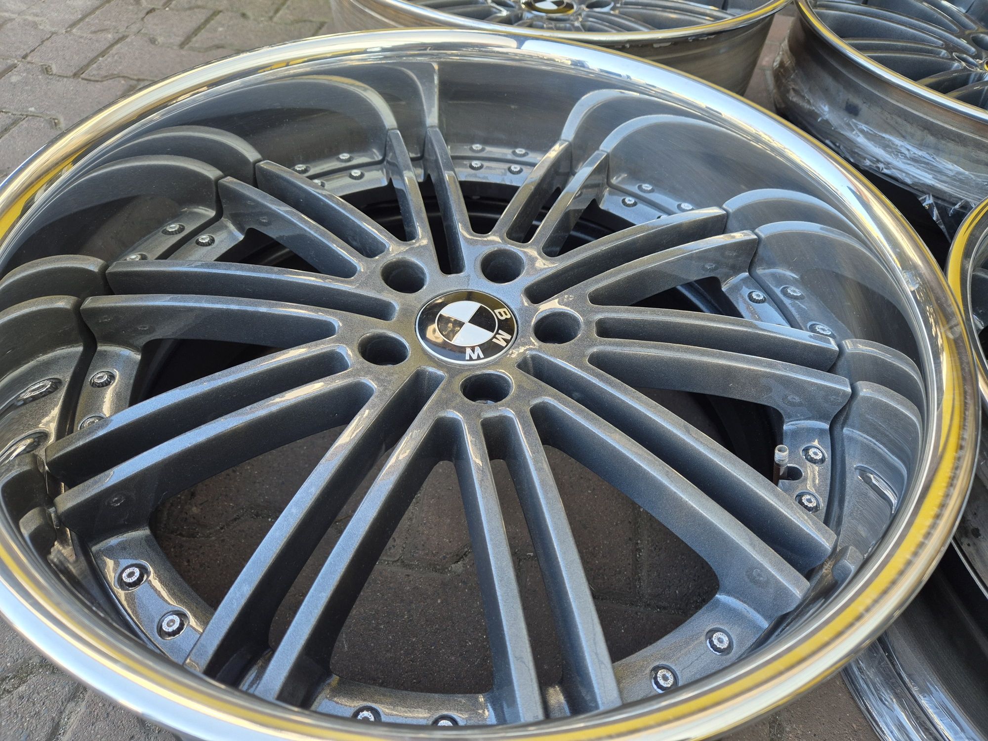 Alufelgi BMW  5x120 szeroki polerowany Rant  20 cali