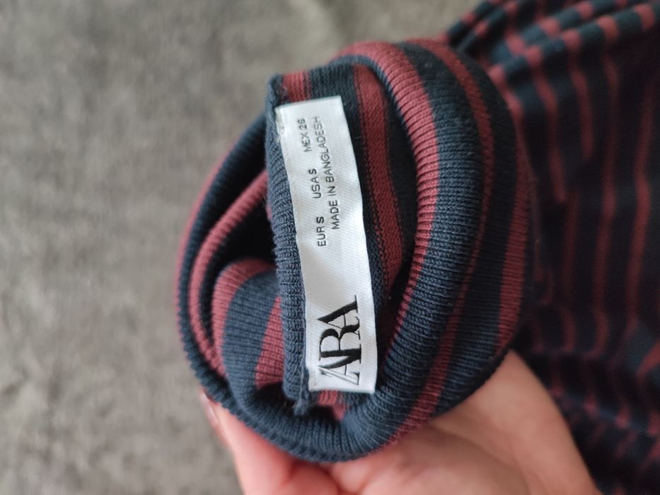 Golf w paski ZARA rozm. S 72% wiskoza