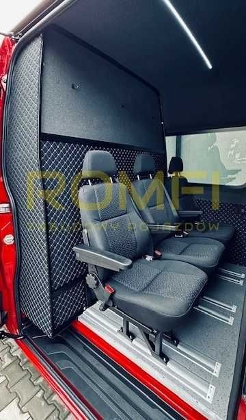 zabudowa busa montaż foteli kamper ducato sprinter iveco crafter proac