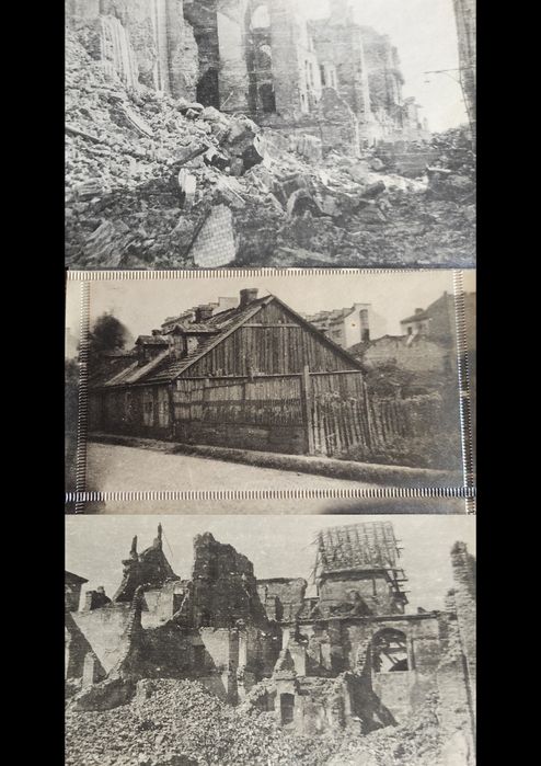 Stare fotografie Warszawa po Powstaniu Warszawskim – 16 sztuk