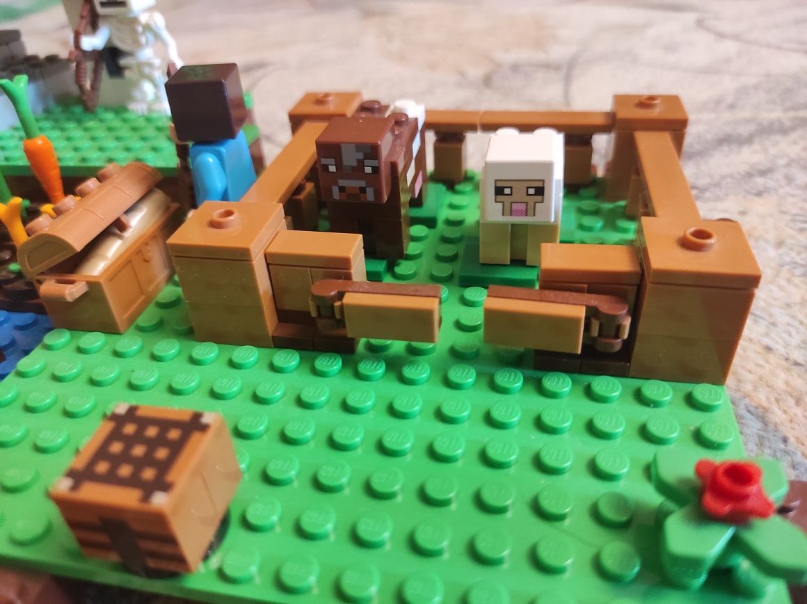 Конструктор Lego Minecraft ферма 21114