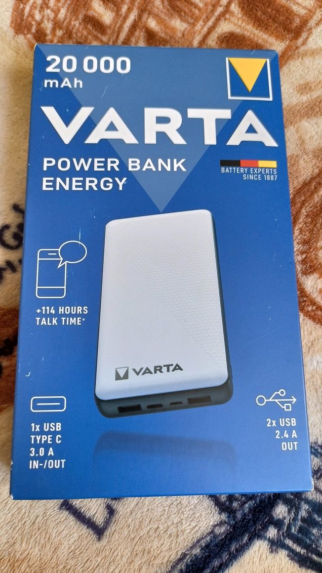 Повербанк VARTA 20000 mAh