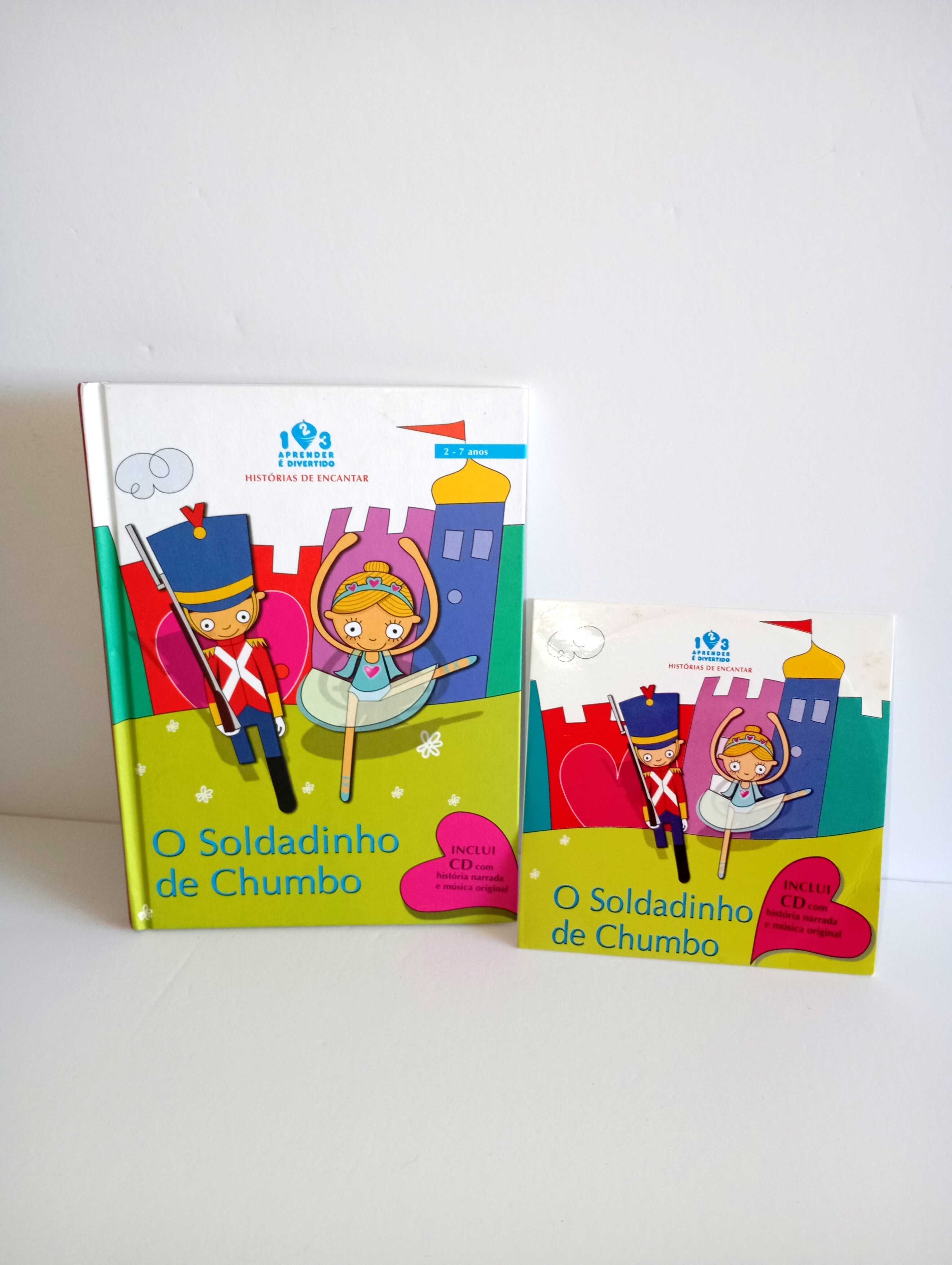 O Soldadinho de Chumbo- Livro + CD - Coleção Histórias de encantar