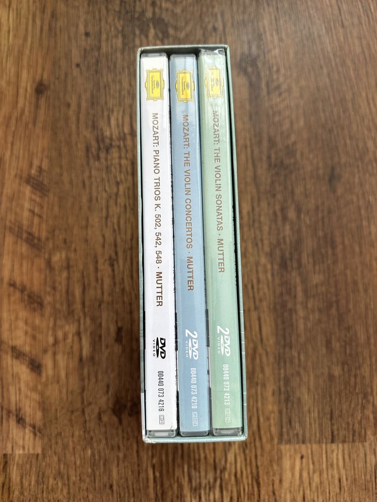 Фирменный DVD 5шт Anne Sophie Mutter Mozart