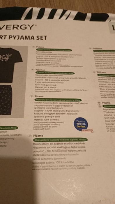 Piżama męska z krótkim rękawem L   Livergy