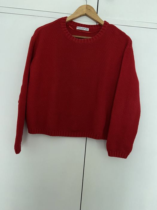 Camisola vermelha da Bershka